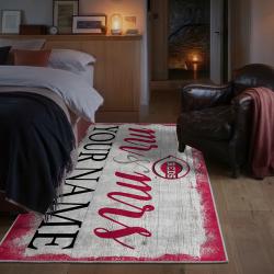 mlb cincinnati reds area rug non slip baseball carpet home decor gift idea for fans bedroom cr186
