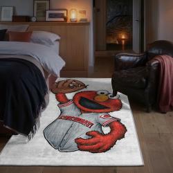 mlb cincinnati reds area rug non slip baseball carpet home decor gift idea for fans bedroom cr25