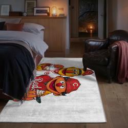 mlb cincinnati reds area rug non slip baseball carpet home decor gift idea for fans bedroom cr45