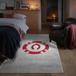 mlb cincinnati reds area rug non slip baseball carpet home decor gift idea for fans bedroom cr58