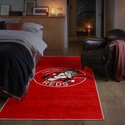 mlb cincinnati reds area rug non slip baseball carpet home decor gift idea for fans bedroom cr65