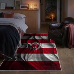 mlb cincinnati reds area rug non slip baseball carpet home decor gift idea for fans bedroom cr67