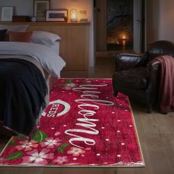 mlb cincinnati reds area rug non slip baseball carpet home decor gift idea for fans bedroom cr72
