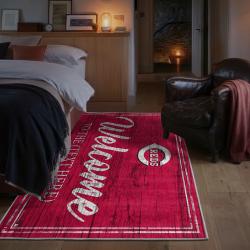 mlb cincinnati reds area rug non slip baseball carpet home decor gift idea for fans bedroom cr92