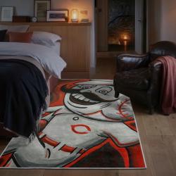 mlb cincinnati reds area rug non slip baseball carpet home decor gift idea for fans bedroom cr99