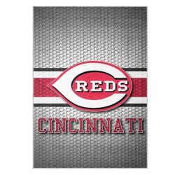 mlb cincinnati reds area rug non slip baseball carpet home decor gift idea for fans cr10