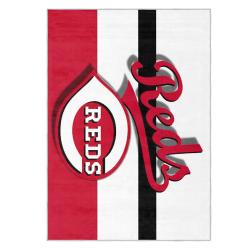 mlb cincinnati reds area rug non slip baseball carpet home decor gift idea for fans cr104