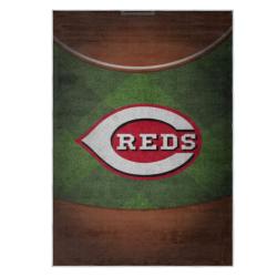 mlb cincinnati reds area rug non slip baseball carpet home decor gift idea for fans cr116