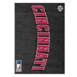 mlb cincinnati reds area rug non slip baseball carpet home decor gift idea for fans cr117