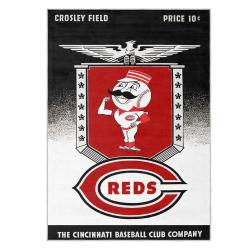 mlb cincinnati reds area rug non slip baseball carpet home decor gift idea for fans cr132