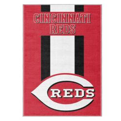 mlb cincinnati reds area rug non slip baseball carpet home decor gift idea for fans cr14