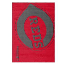 mlb cincinnati reds area rug non slip baseball carpet home decor gift idea for fans cr147