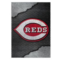 mlb cincinnati reds area rug non slip baseball carpet home decor gift idea for fans cr150