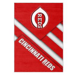 mlb cincinnati reds area rug non slip baseball carpet home decor gift idea for fans cr169