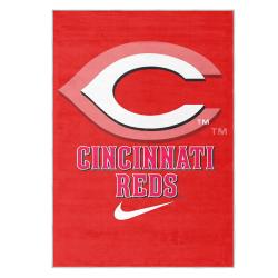 mlb cincinnati reds area rug non slip baseball carpet home decor gift idea for fans cr171