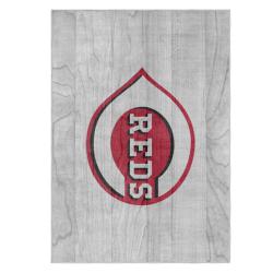 mlb cincinnati reds area rug non slip baseball carpet home decor gift idea for fans cr175