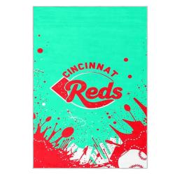 mlb cincinnati reds area rug non slip baseball carpet home decor gift idea for fans cr179