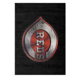mlb cincinnati reds area rug non slip baseball carpet home decor gift idea for fans cr18