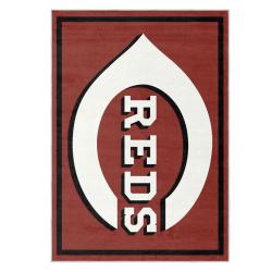 mlb cincinnati reds area rug non slip baseball carpet home decor gift idea for fans cr19