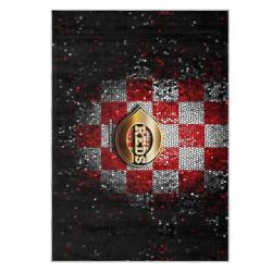 mlb cincinnati reds area rug non slip baseball carpet home decor gift idea for fans cr191