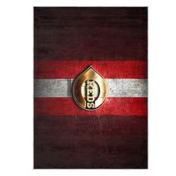 mlb cincinnati reds area rug non slip baseball carpet home decor gift idea for fans cr195