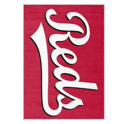 mlb cincinnati reds area rug non slip baseball carpet home decor gift idea for fans cr22