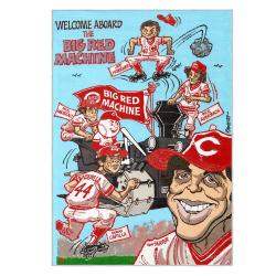 mlb cincinnati reds area rug non slip baseball carpet home decor gift idea for fans cr29