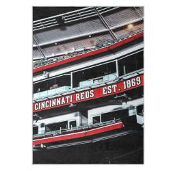 mlb cincinnati reds area rug non slip baseball carpet home decor gift idea for fans cr41