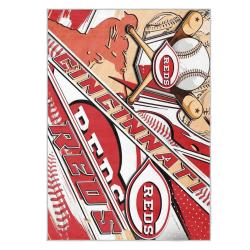 mlb cincinnati reds area rug non slip baseball carpet home decor gift idea for fans cr43