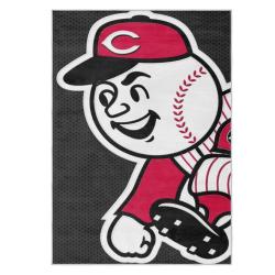 mlb cincinnati reds area rug non slip baseball carpet home decor gift idea for fans cr46