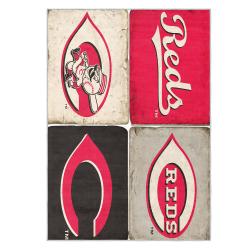 mlb cincinnati reds area rug non slip baseball carpet home decor gift idea for fans cr47