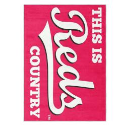 mlb cincinnati reds area rug non slip baseball carpet home decor gift idea for fans cr50