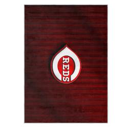 mlb cincinnati reds area rug non slip baseball carpet home decor gift idea for fans cr53