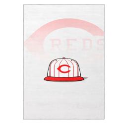 mlb cincinnati reds area rug non slip baseball carpet home decor gift idea for fans cr54