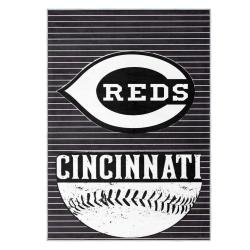 mlb cincinnati reds area rug non slip baseball carpet home decor gift idea for fans cr55