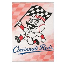 mlb cincinnati reds area rug non slip baseball carpet home decor gift idea for fans cr56