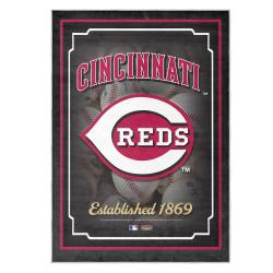 mlb cincinnati reds area rug non slip baseball carpet home decor gift idea for fans cr60