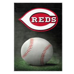 mlb cincinnati reds area rug non slip baseball carpet home decor gift idea for fans cr63