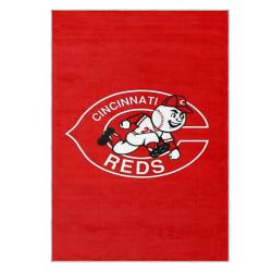 mlb cincinnati reds area rug non slip baseball carpet home decor gift idea for fans cr65