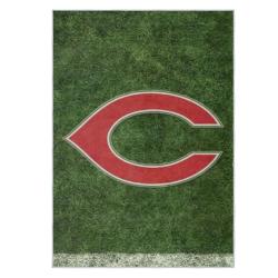 mlb cincinnati reds area rug non slip baseball carpet home decor gift idea for fans cr89
