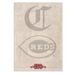 mlb cincinnati reds area rug non slip baseball carpet home decor gift idea for fans cr93