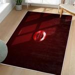 mlb cincinnati reds area rug non slip baseball carpet home decor gift idea for fans living room cr106
