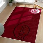 mlb cincinnati reds area rug non slip baseball carpet home decor gift idea for fans living room cr108