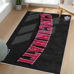 mlb cincinnati reds area rug non slip baseball carpet home decor gift idea for fans living room cr117