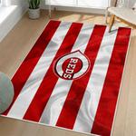 mlb cincinnati reds area rug non slip baseball carpet home decor gift idea for fans living room cr124