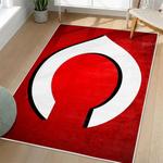 mlb cincinnati reds area rug non slip baseball carpet home decor gift idea for fans living room cr125