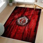 mlb cincinnati reds area rug non slip baseball carpet home decor gift idea for fans living room cr149
