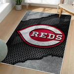 mlb cincinnati reds area rug non slip baseball carpet home decor gift idea for fans living room cr150