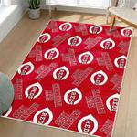 mlb cincinnati reds area rug non slip baseball carpet home decor gift idea for fans living room cr187
