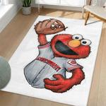 mlb cincinnati reds area rug non slip baseball carpet home decor gift idea for fans living room cr25